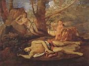 E-cho and Narcissus (mk08) Nicolas Poussin